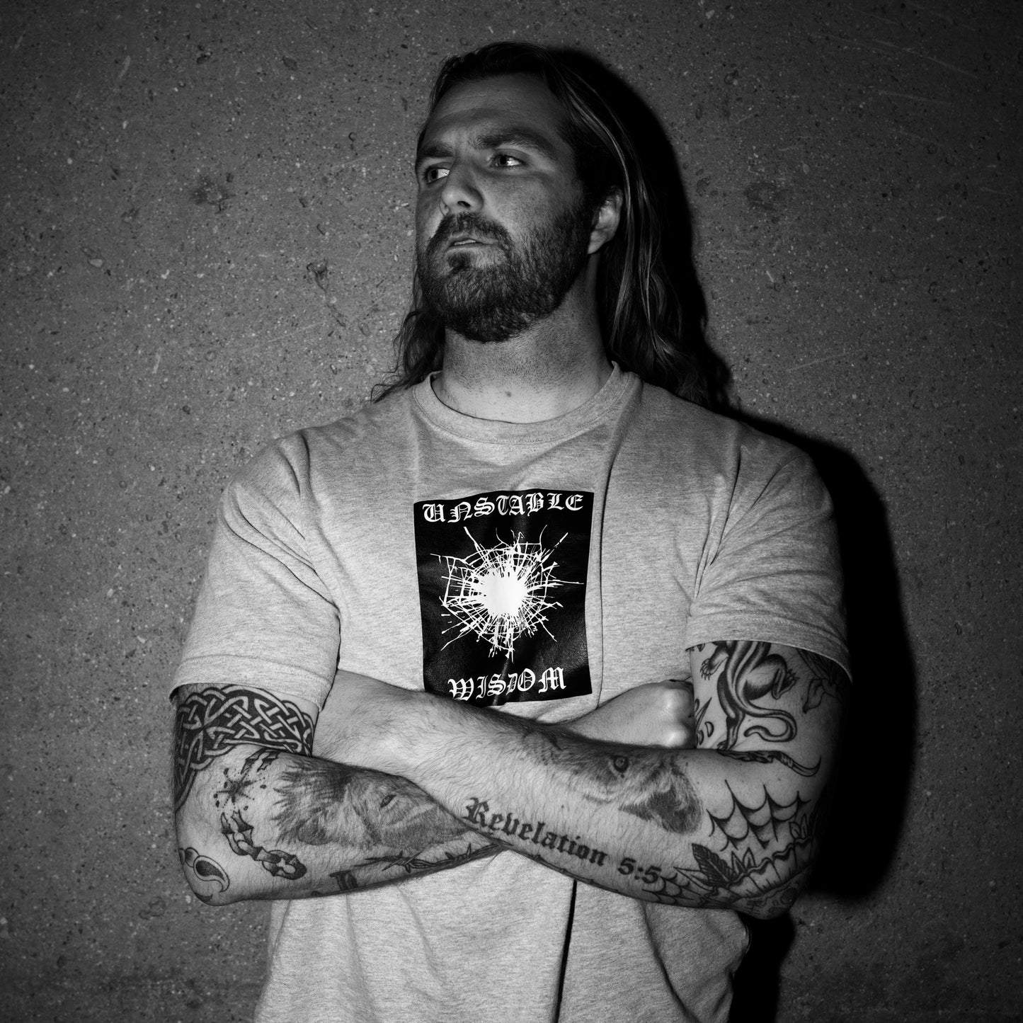 SHATTERED T-SHIRT // HEATHER