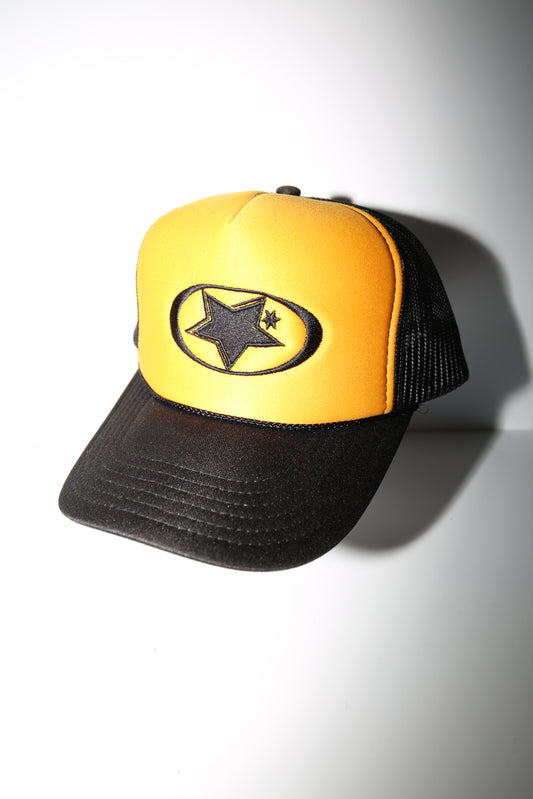 GLOBAL TRUCKER HAT // GOLD/BLACK