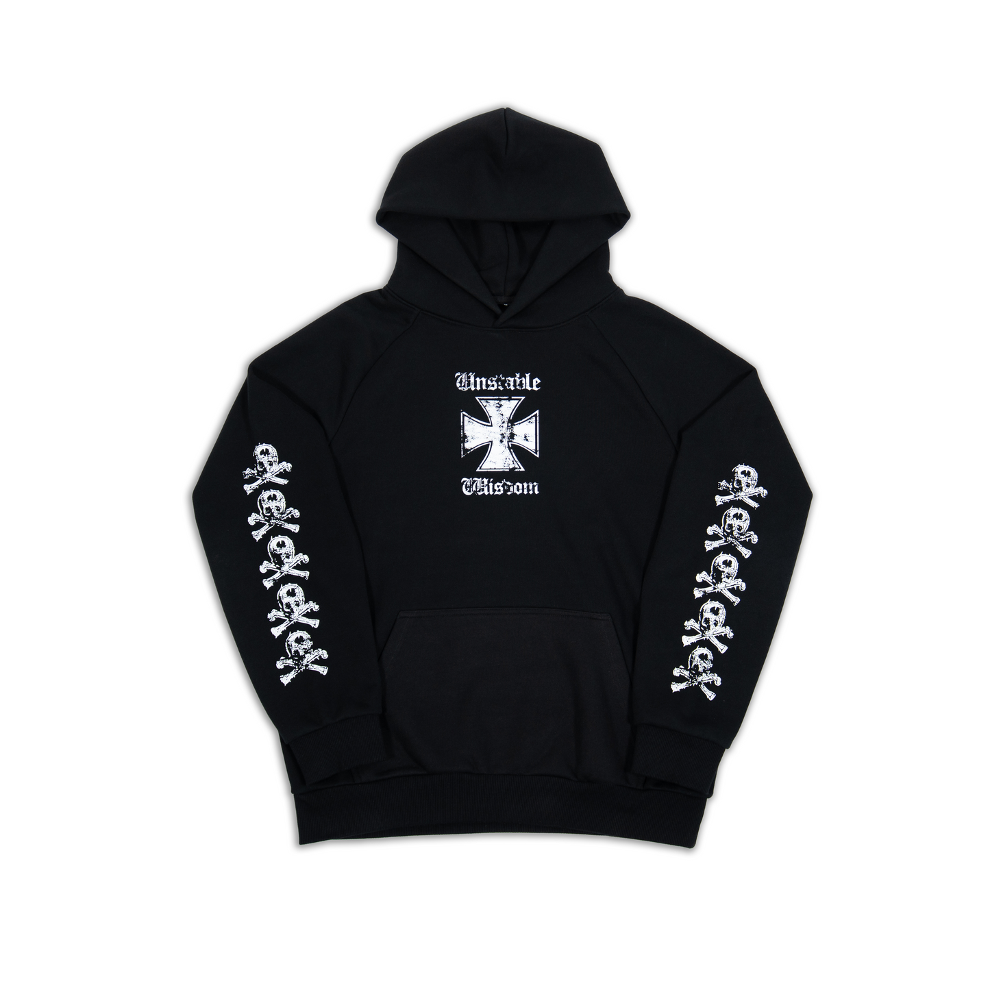 THRASHED HOOD // BLACK