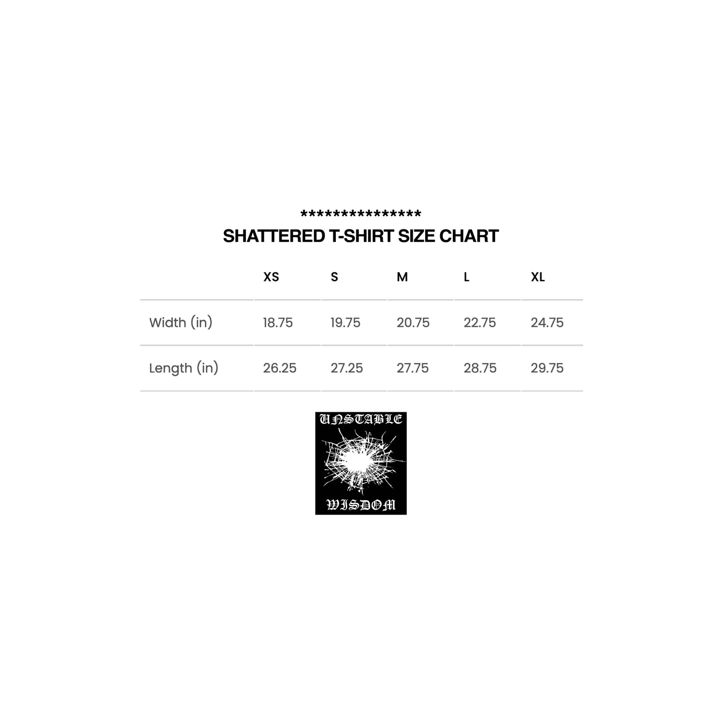 SHATTERED T-SHIRT // HEATHER